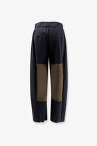 Sacai Women's Wool Blend Trousers Blue, view 2