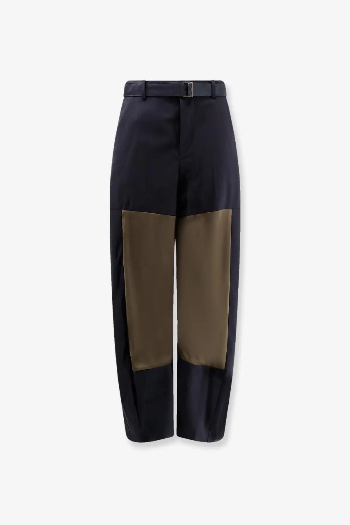 Sacai Women's Wool Blend Trousers Blue