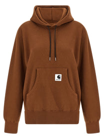 Sacai Sacai Carhartt Wip Capsule Hoodie Brown