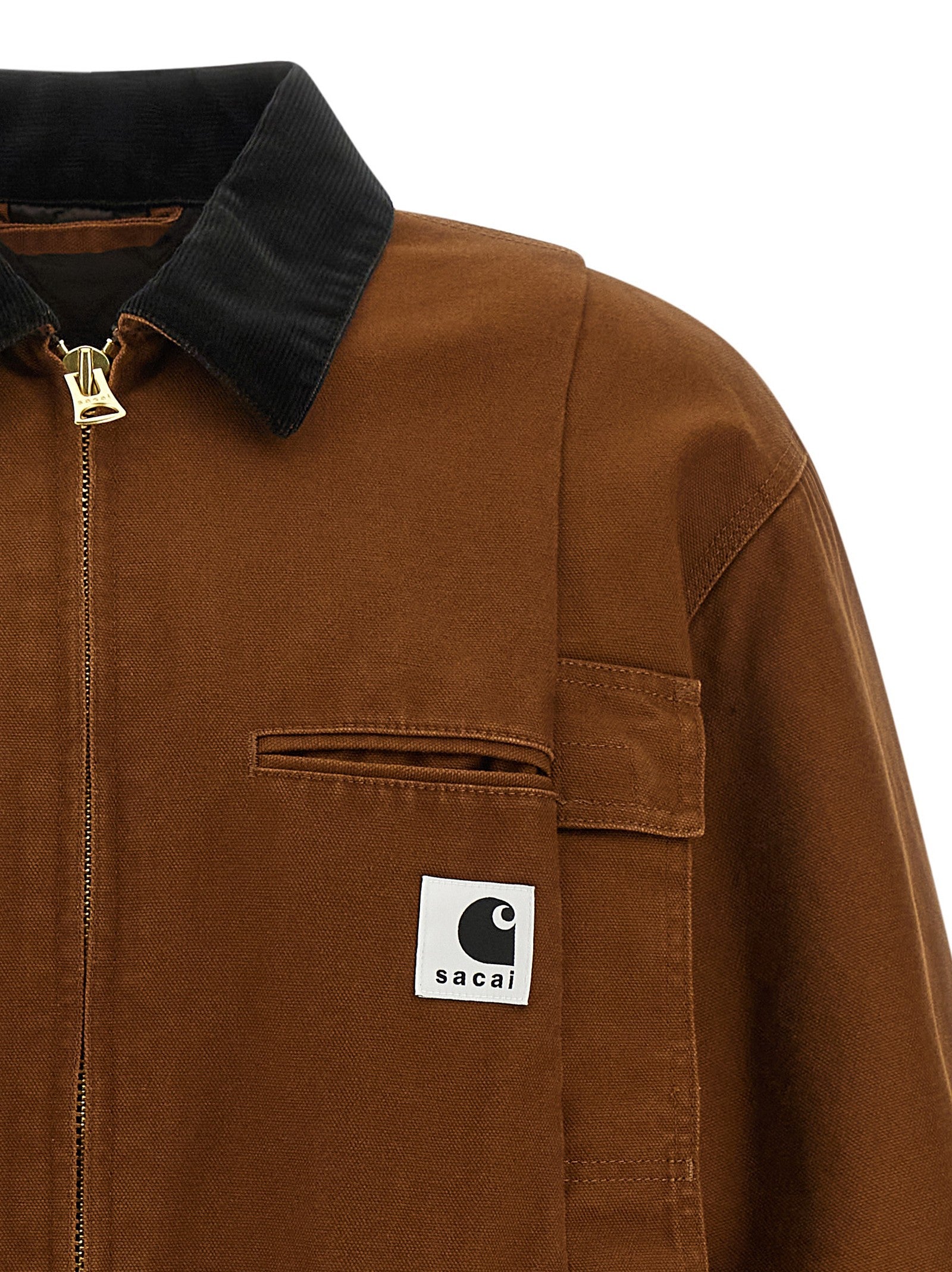 Sacai Sacai Carhartt Wip Capsule Jacket Brown