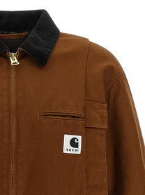 Sacai Sacai Carhartt Wip Capsule Jacket Brown