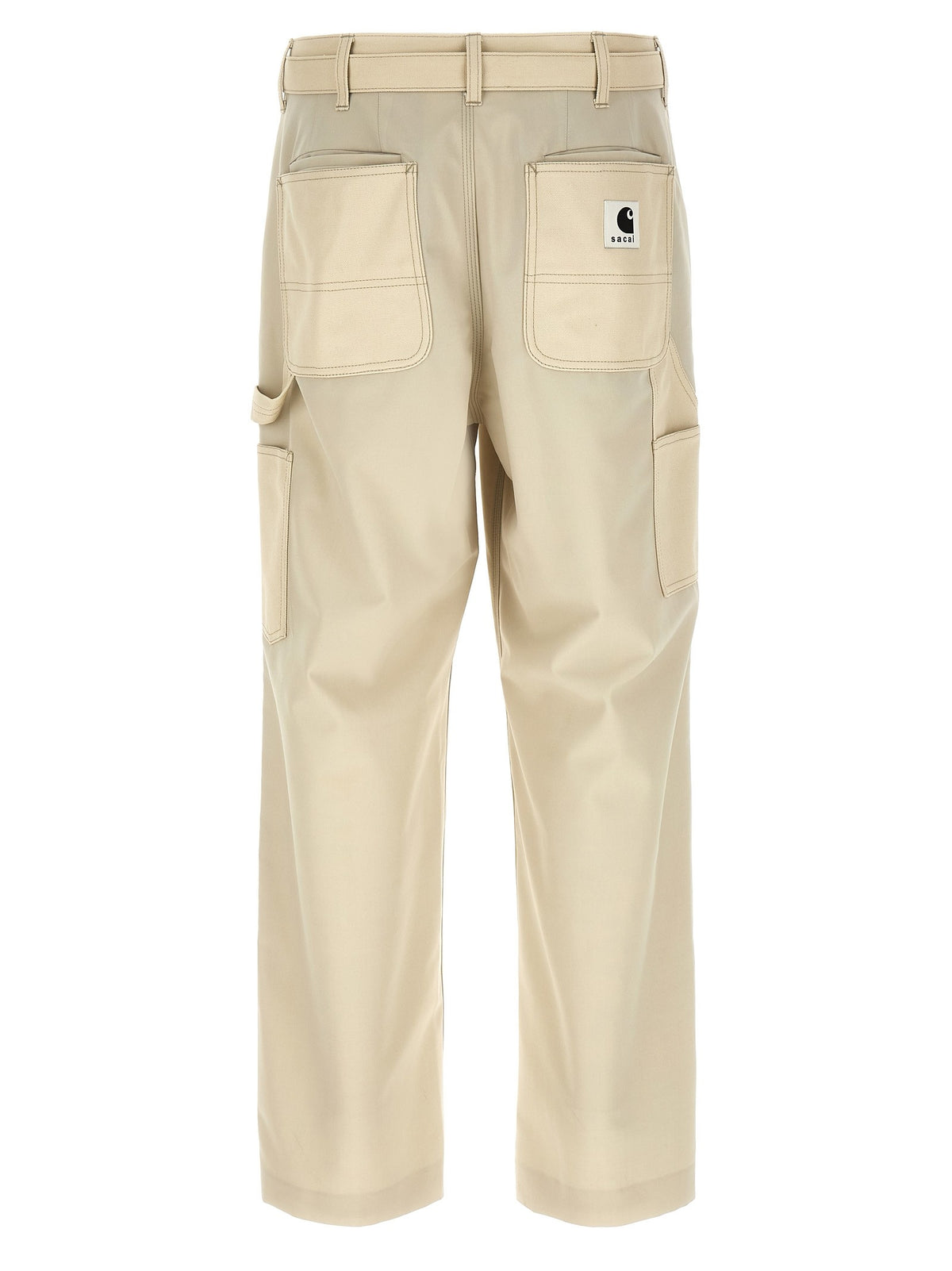 Sacai Sacai Carhartt Wip Duck Pants Beige, view 2
