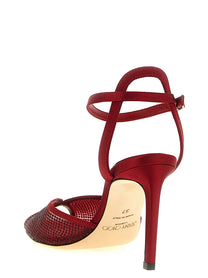 Jimmy Choo Sacora Sandals Red