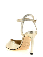 Jimmy Choo Sacora Sandals Gold, view 3
