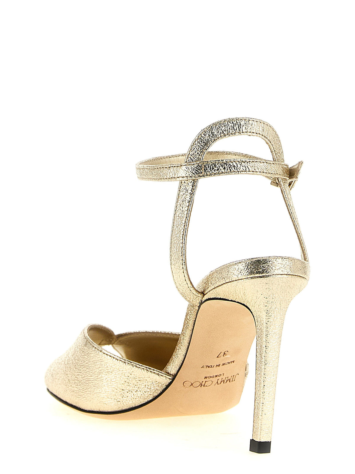 Jimmy Choo Sacora Sandals Gold, view 3