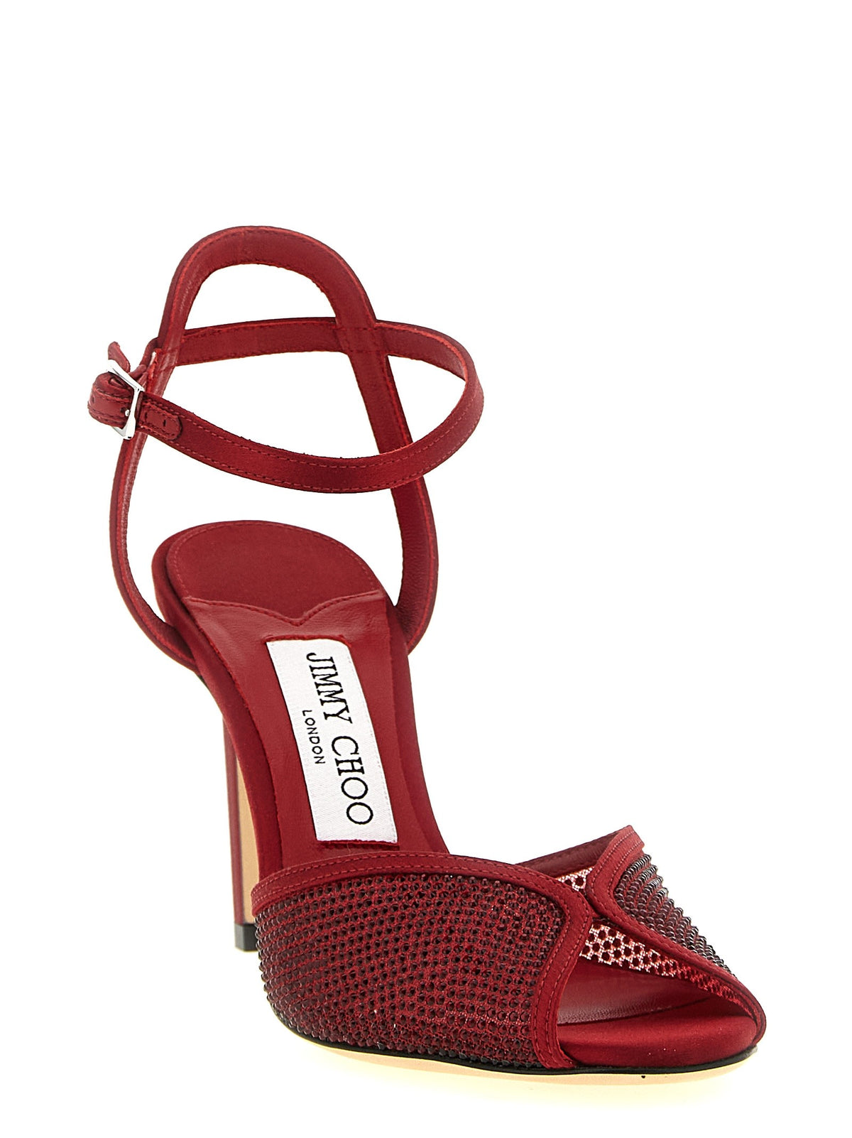 Jimmy Choo Sacora Sandals Red, view 2