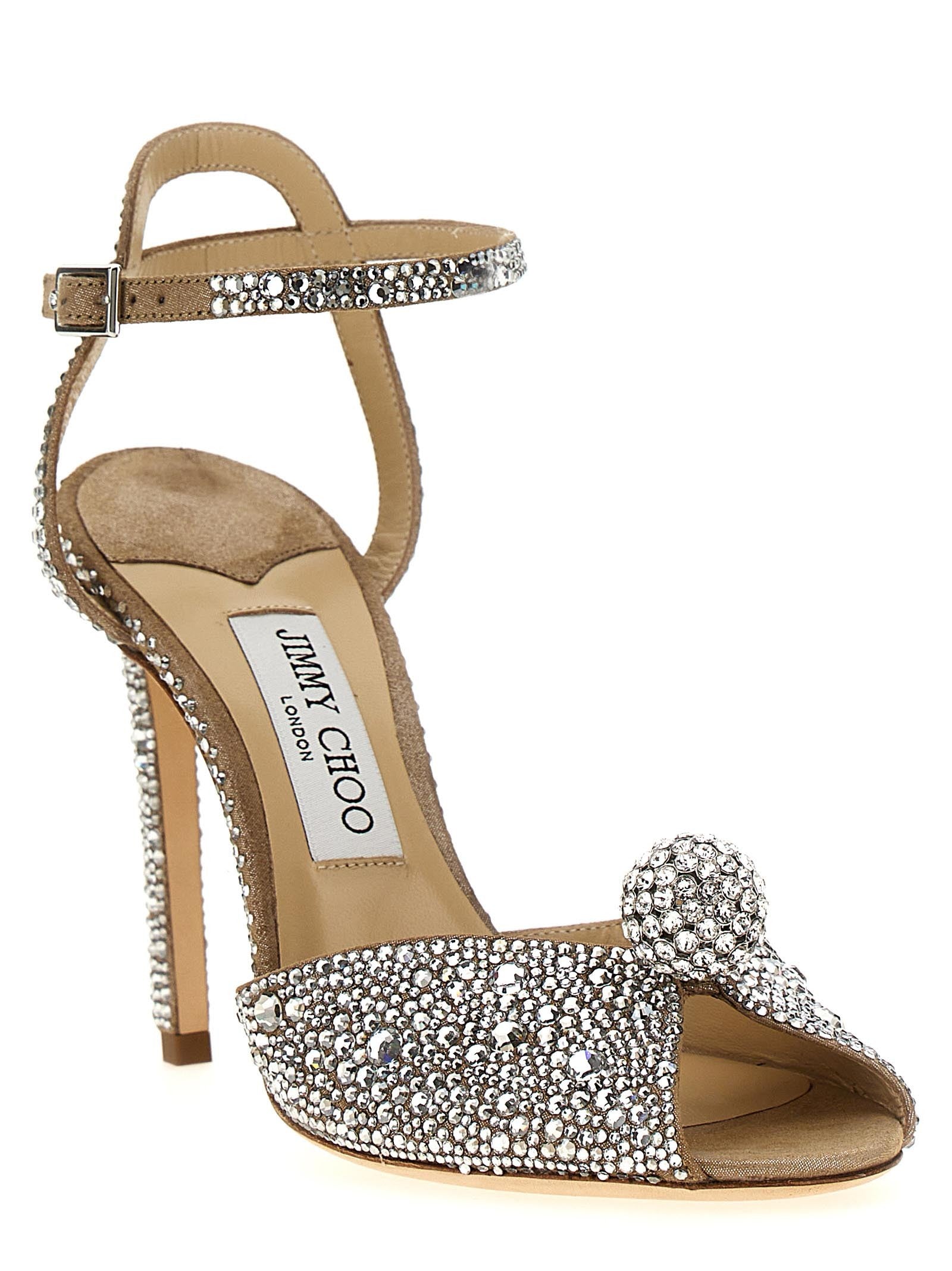 Jimmy Choo Sacora Sandals Silver
