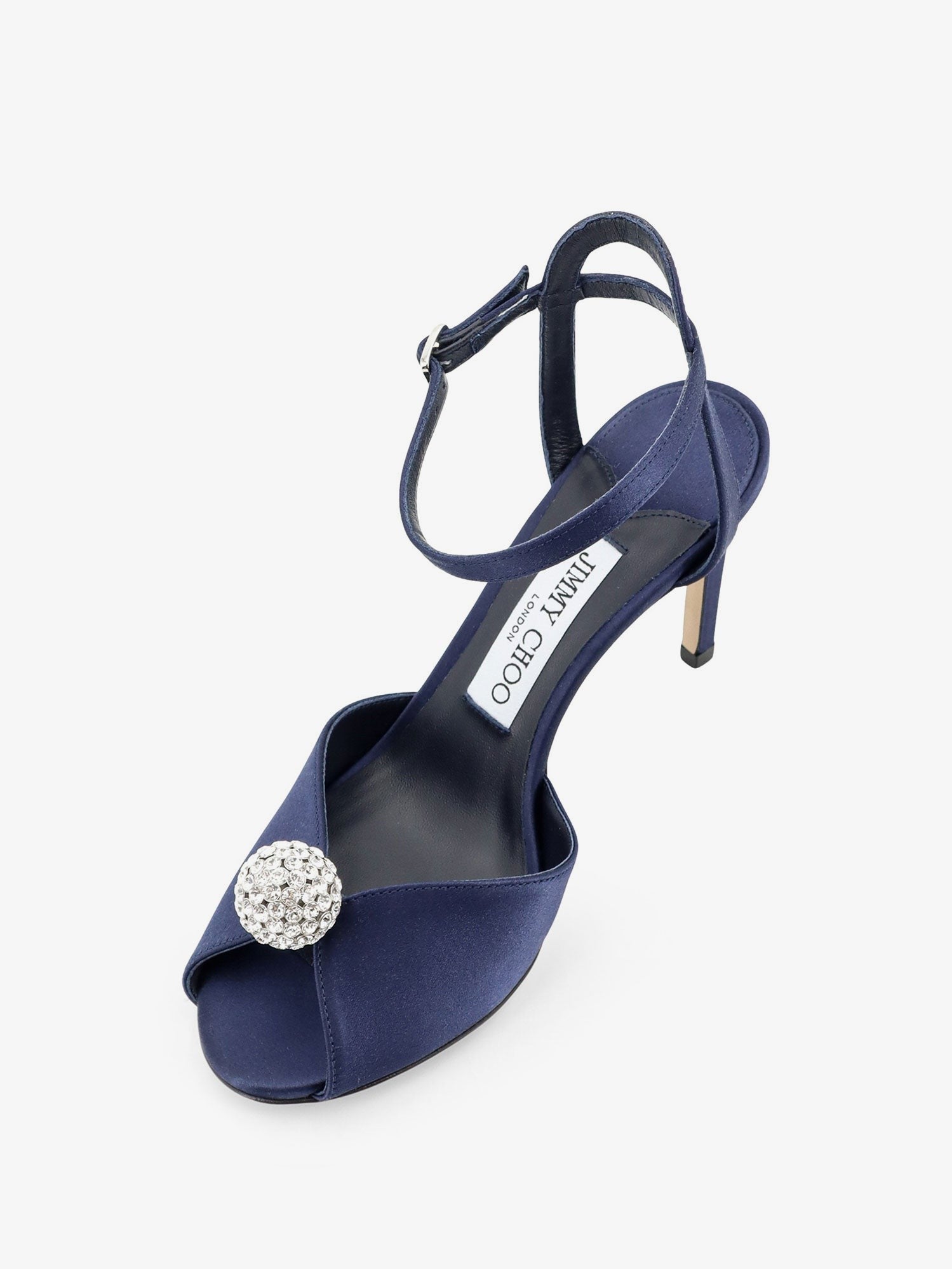 Jimmy Choo Women's Sacora Satin Sandals Blue