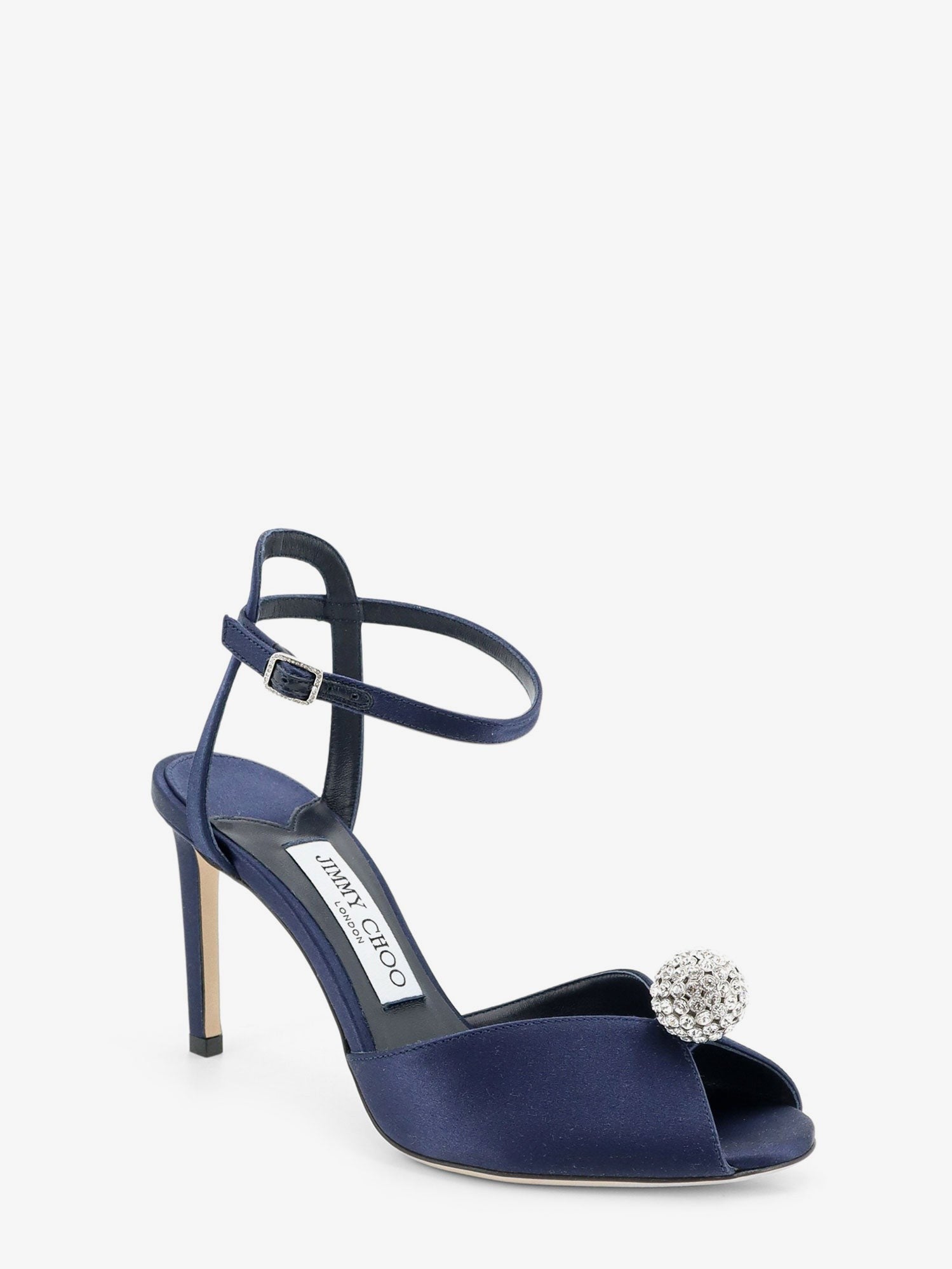 Jimmy Choo Women's Sacora Satin Sandals Blue