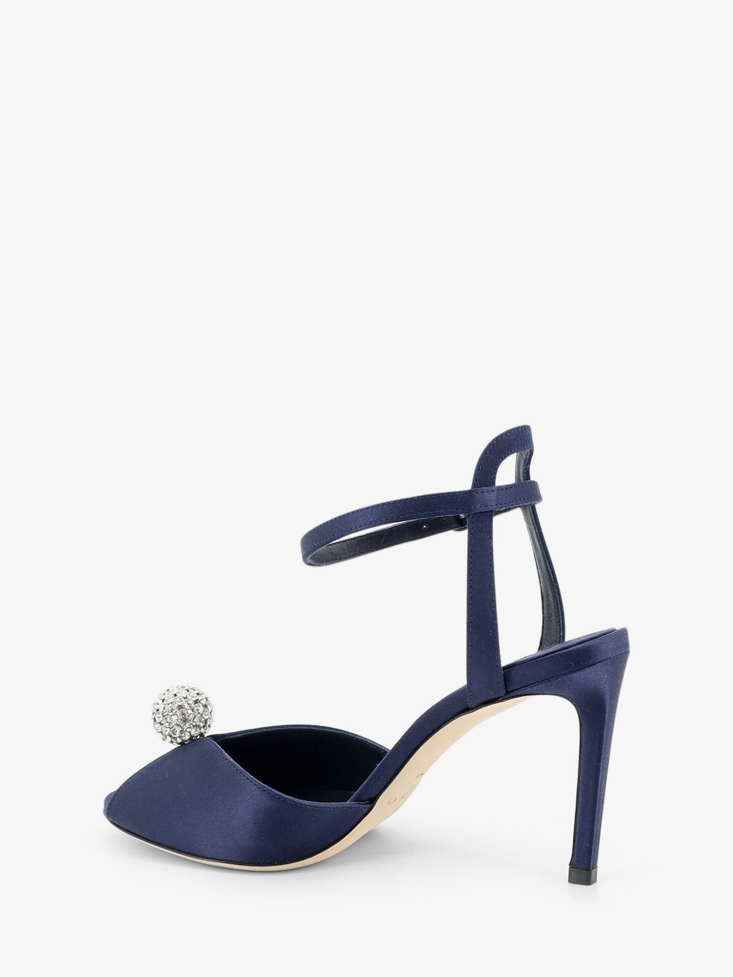 Jimmy Choo Women's Sacora Satin Sandals Blue
