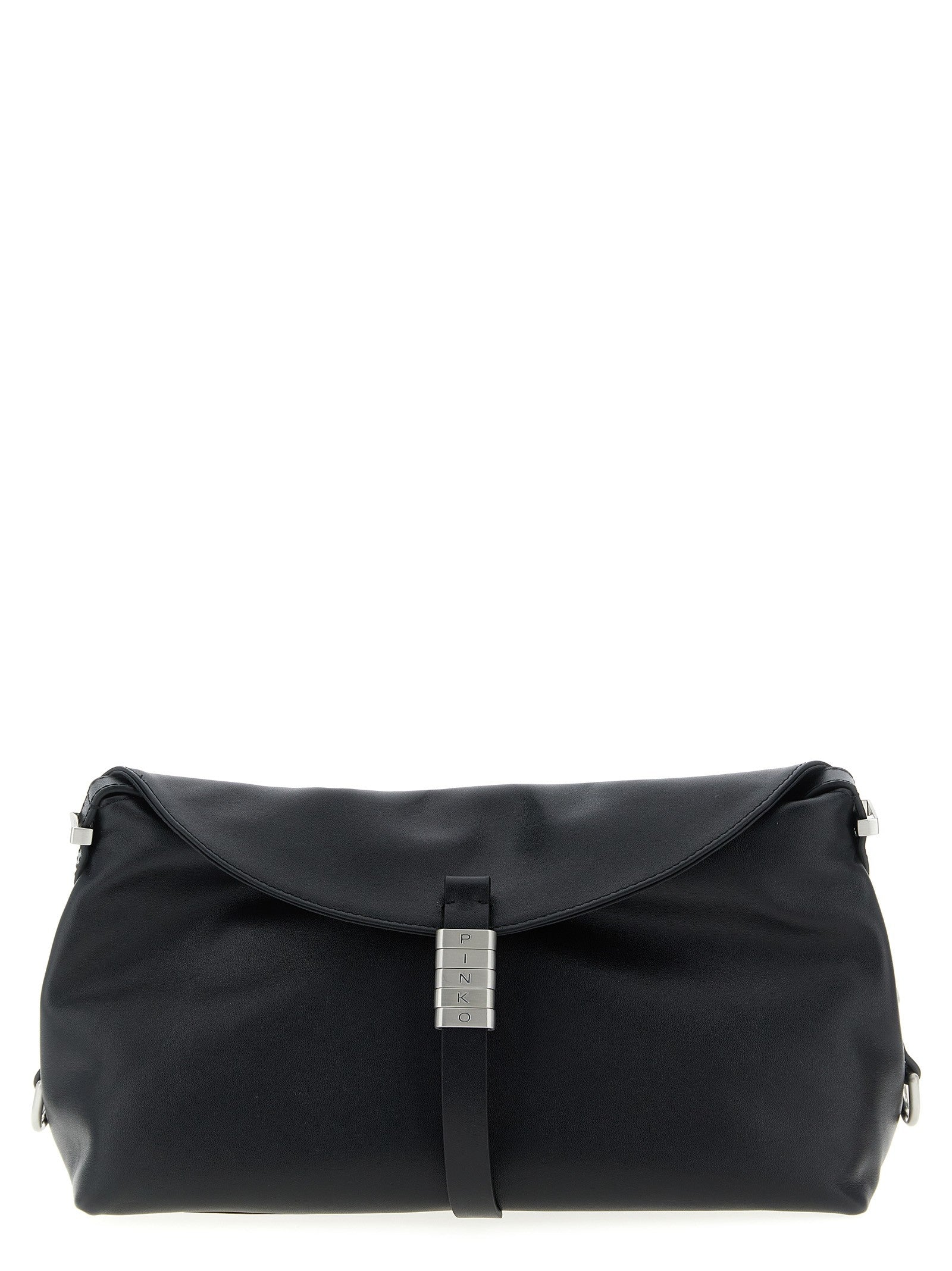 Pinko Saddle Baguette Shoulder Bag Black