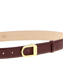 Khaite Saddle Belt Red