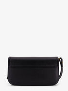 Pinko Women's Saddle Flat Leather Crossbody Bag Black