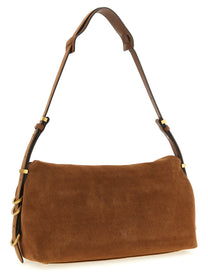 Pinko Saddle Horizontal Shoulder Bag Brown