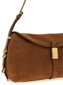 Pinko Saddle Horizontal Shoulder Bag Brown