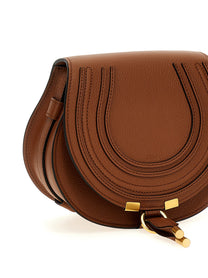 Chloé Saddle Marcie Small Crossbody Bag Brown