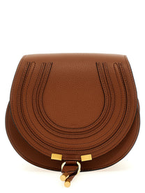 Chloé Saddle Marcie Small Crossbody Bag Brown