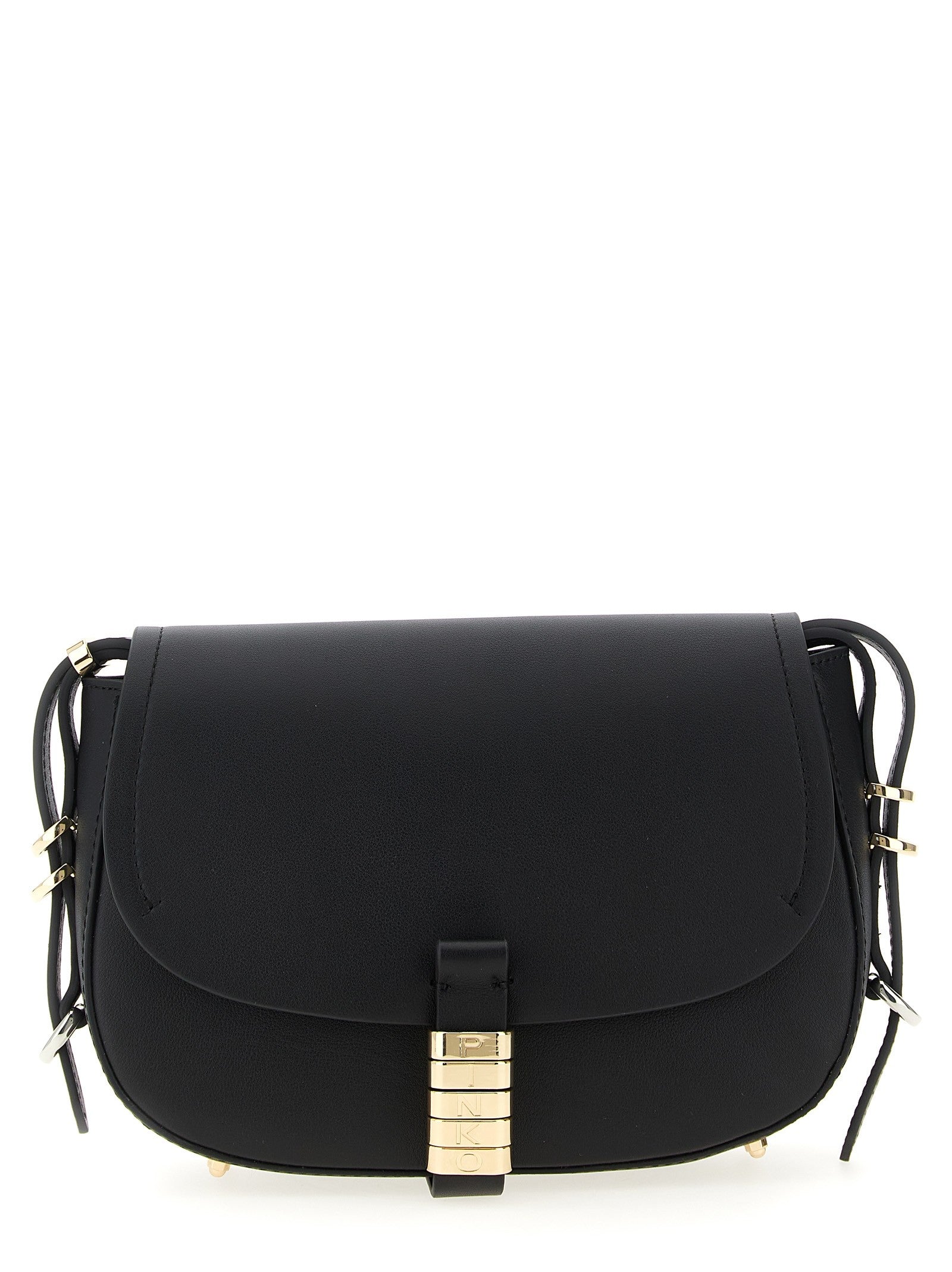 Pinko Saddle Mini Crossbody Bag Black