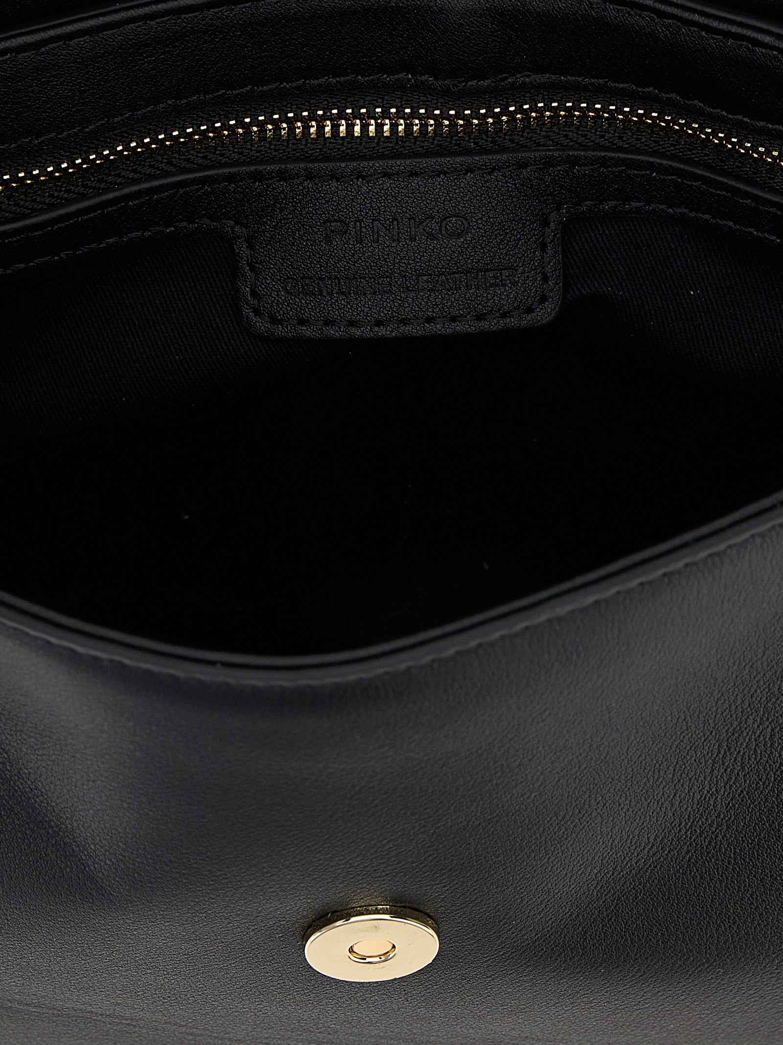 Pinko Saddle Mini Crossbody Bag Black
