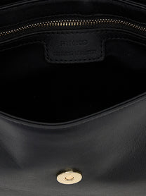 Pinko Saddle Mini Crossbody Bag Black
