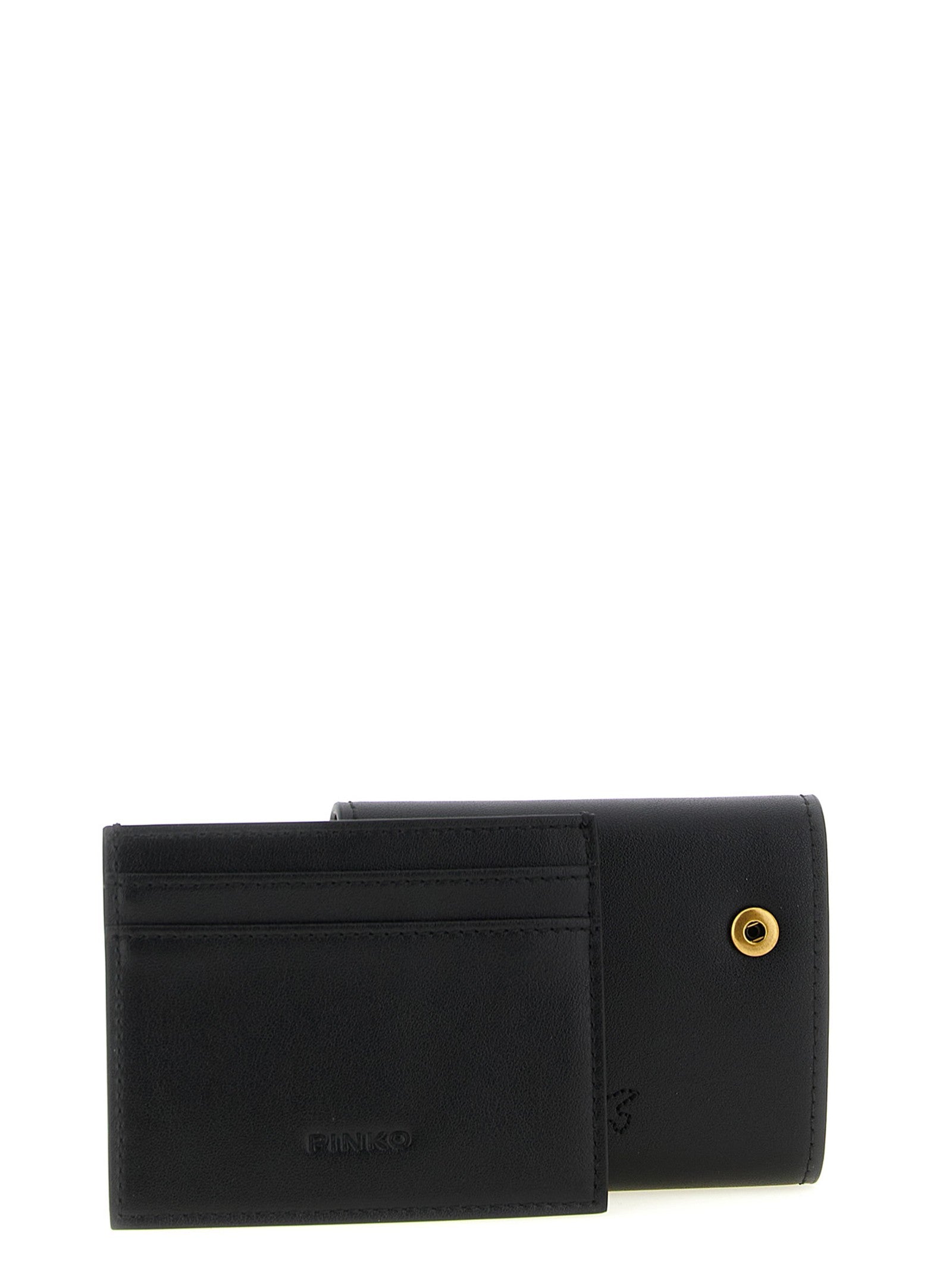 Pinko Saddle Wallet Black