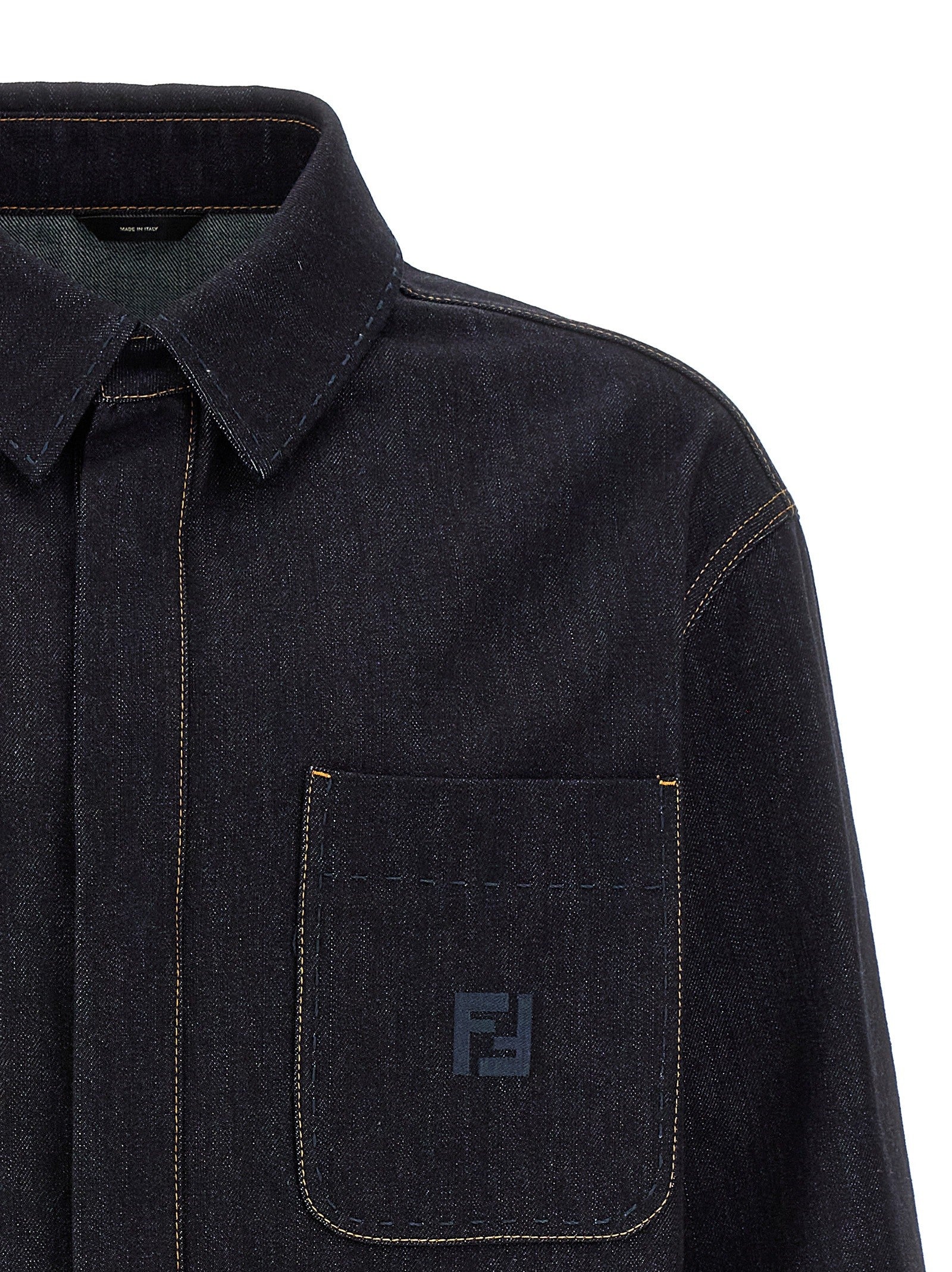 Fendi Saddlery Jacket Blue