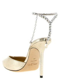 Jimmy Choo Saeda Pumps Gold