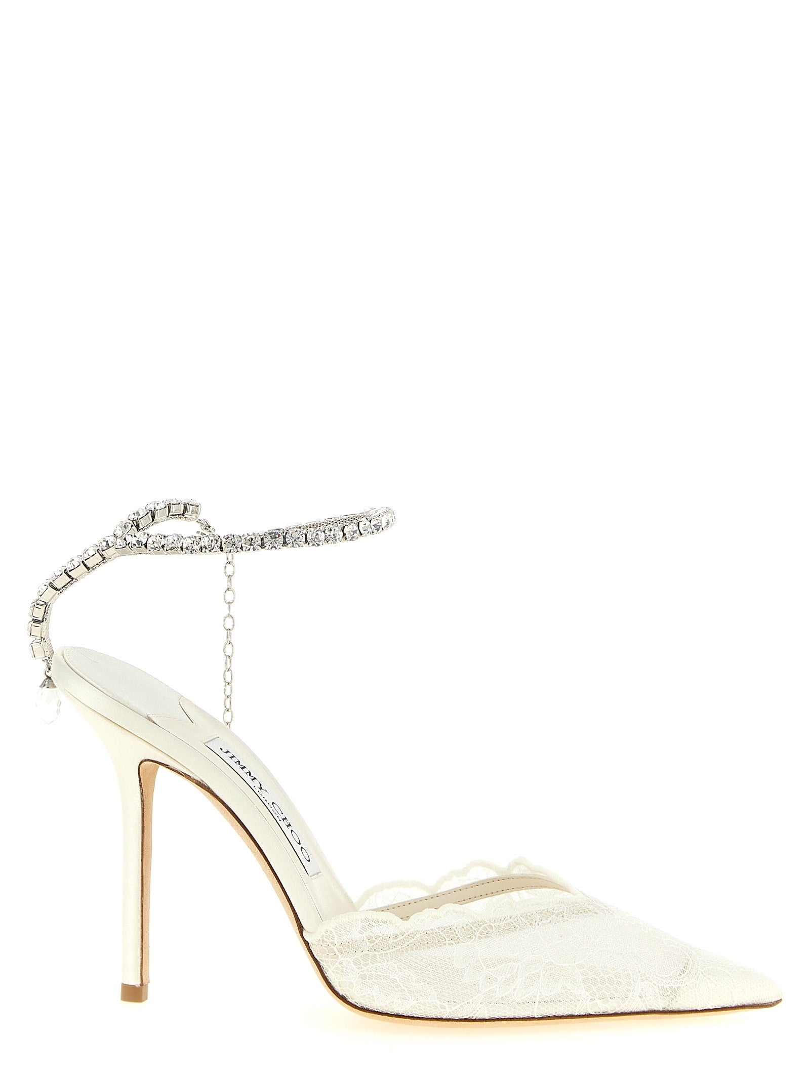 Jimmy Choo Saeda Pumps White