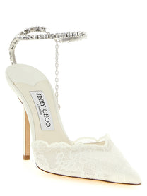 Jimmy Choo Saeda Pumps White