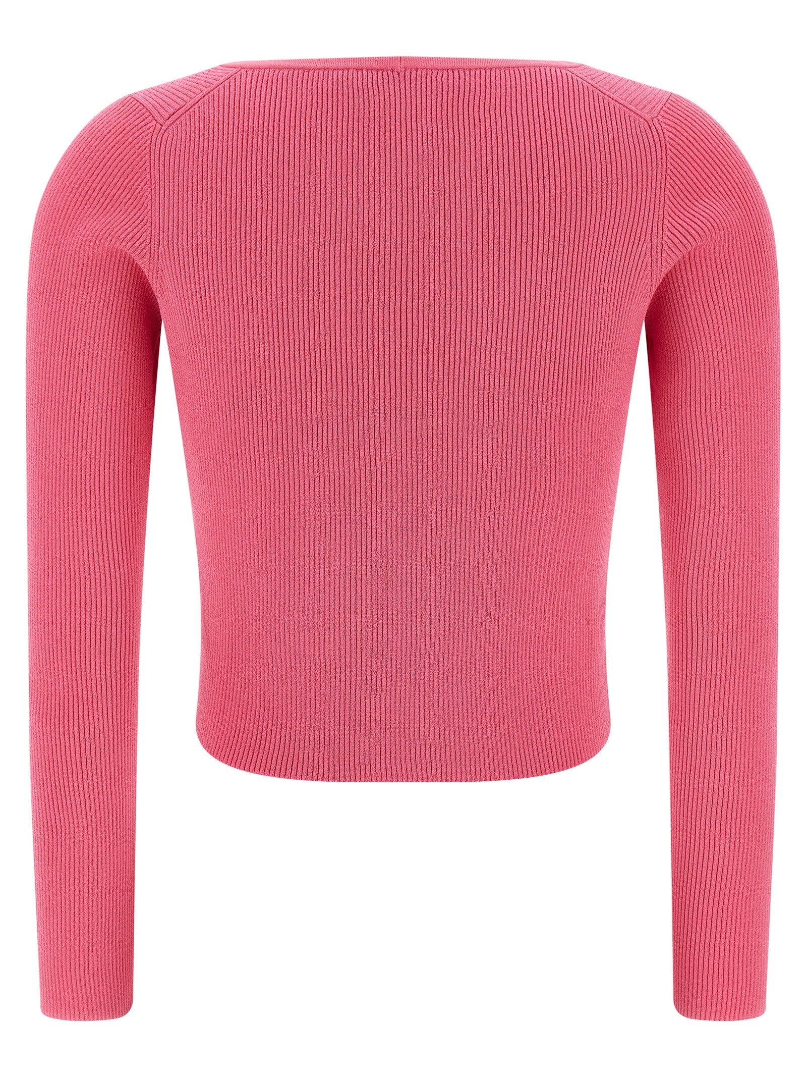Versace Safety Pin Cardigan Pink