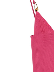 Versace Safety Pin Top Pink