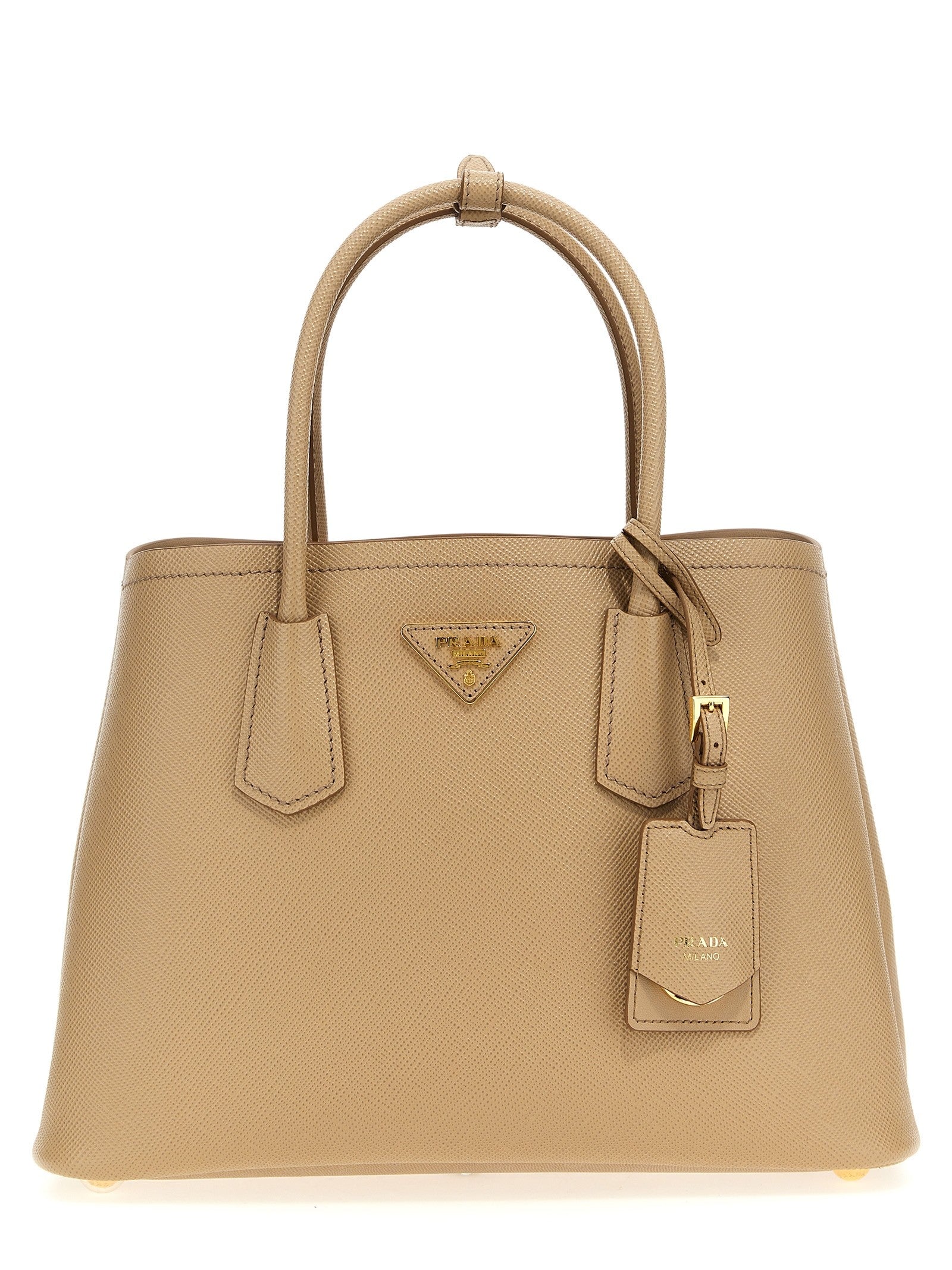 PRADA Saffiano Handbag Beige