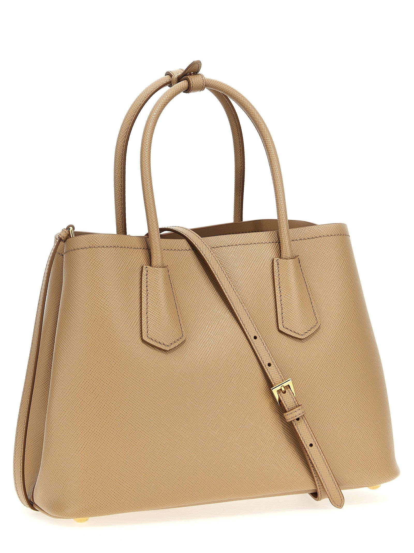 PRADA Saffiano Handbag Beige