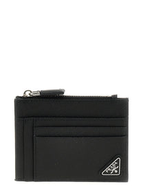 PRADA Saffiano Card Holder Black