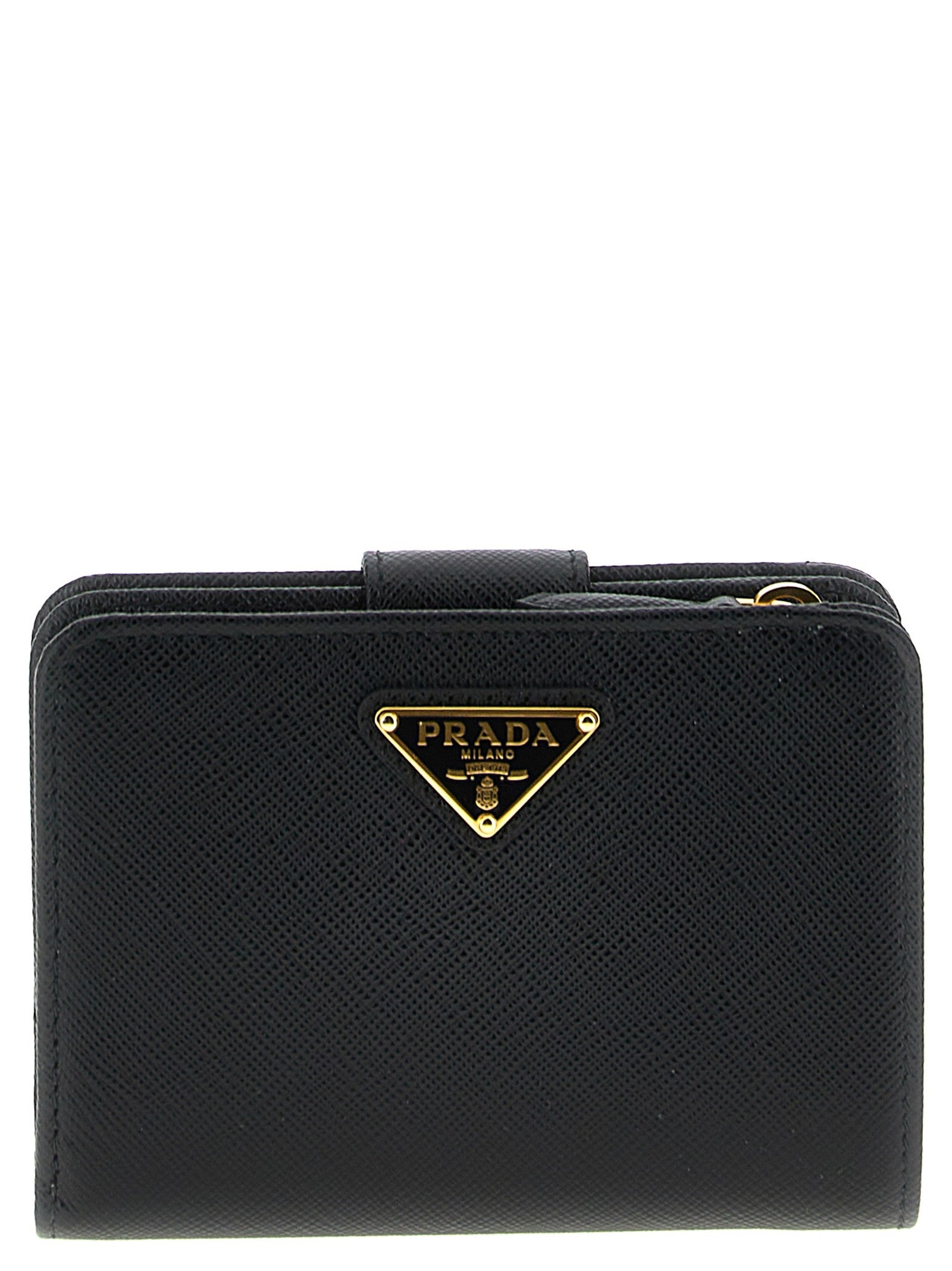 Prada Saffiano Small Wallet Black