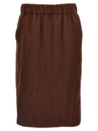 Dries Van Noten Safya Skirt Brown