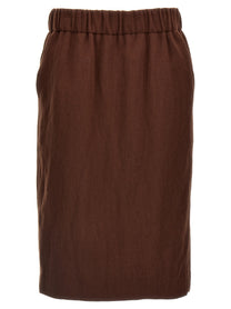 Dries Van Noten Safya Skirt Brown