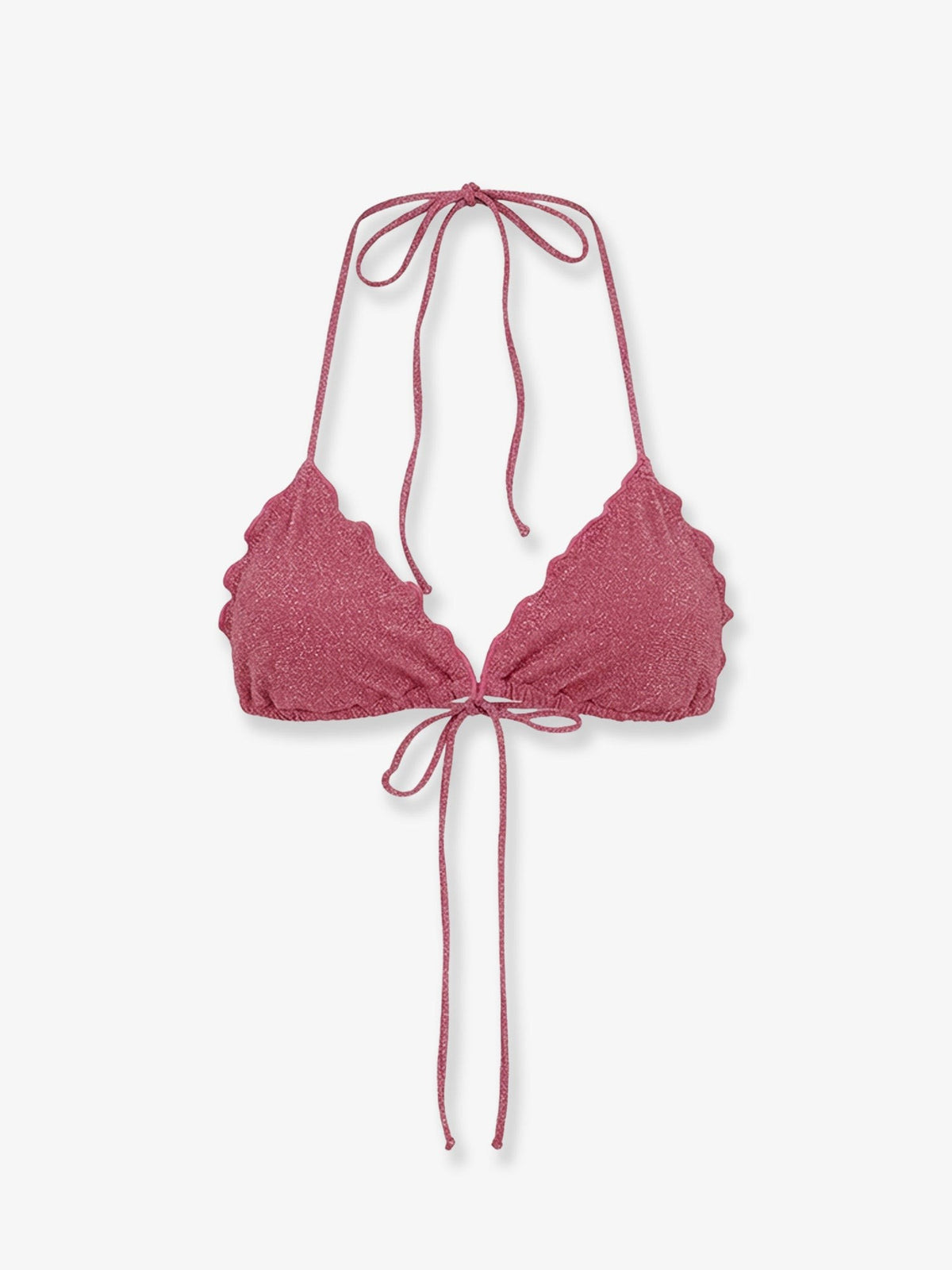 Mc2 Saint Barth Women's Sagittarius Viscose Blend Bikini Top Lurex