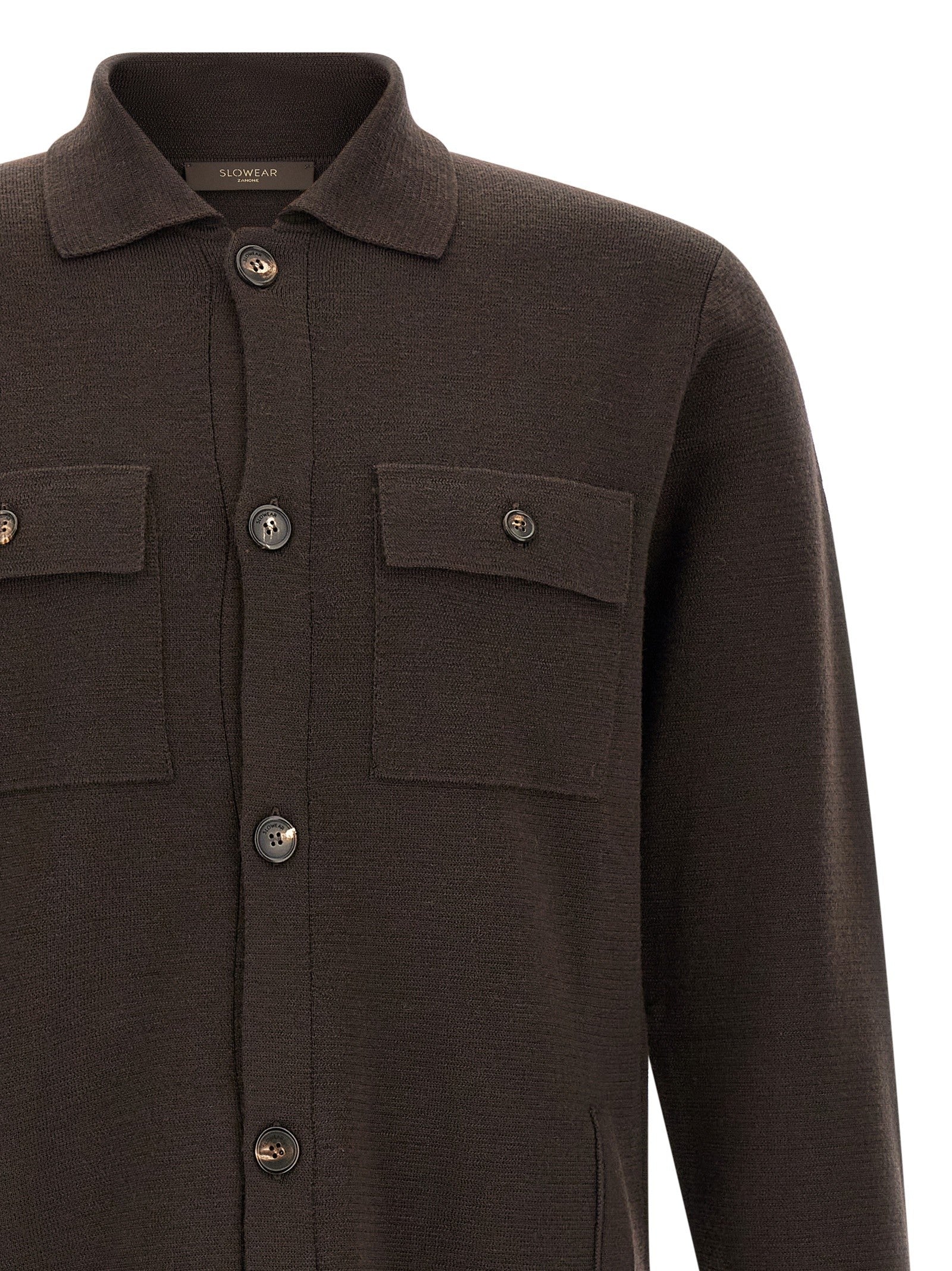 Zanone Saharan Cardigan Brown