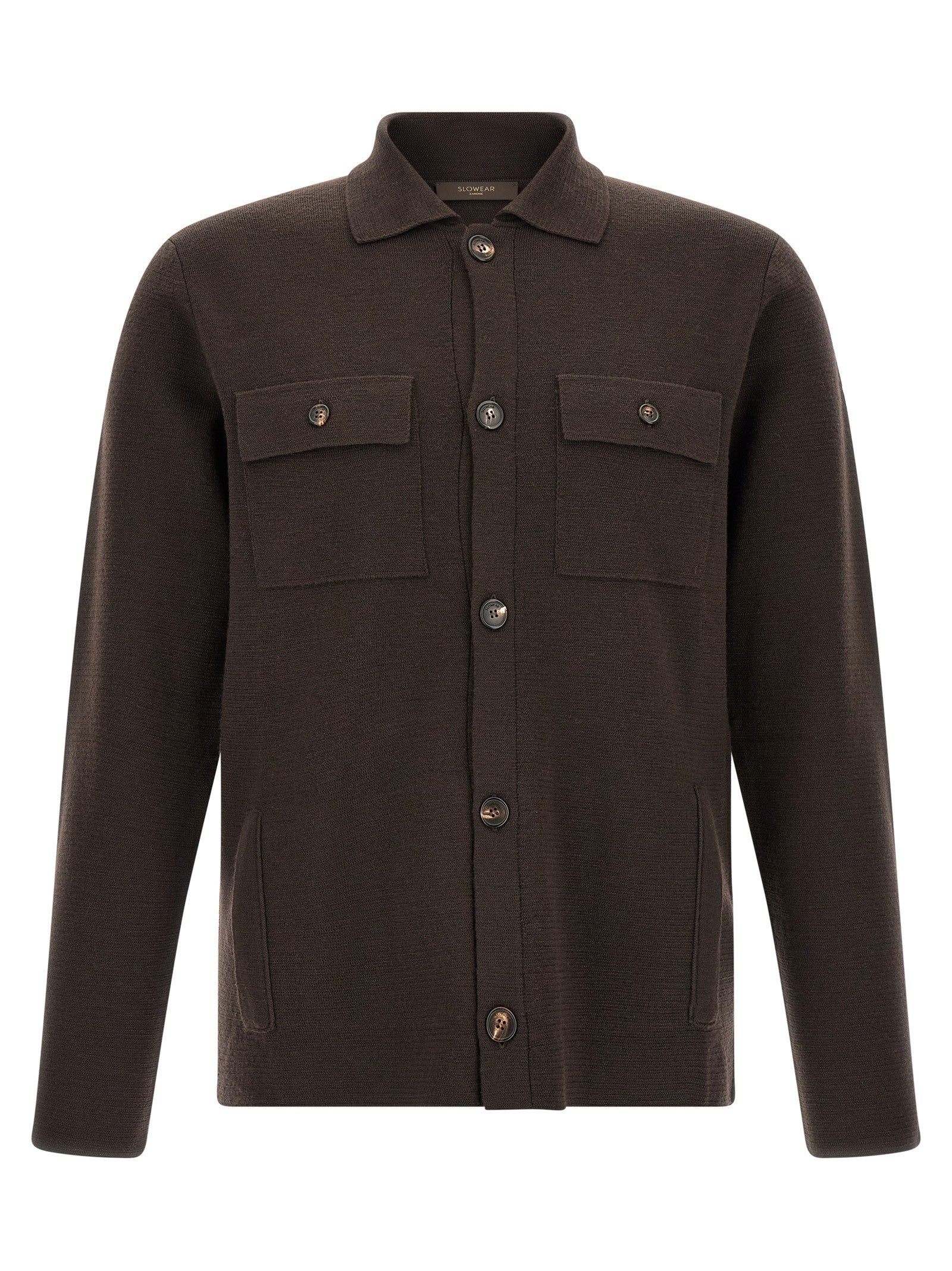 Zanone Saharan Cardigan Brown