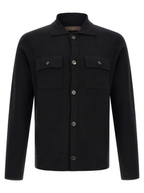 Zanone Saharan Cardigan Black