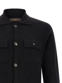 Zanone Saharan Cardigan Black