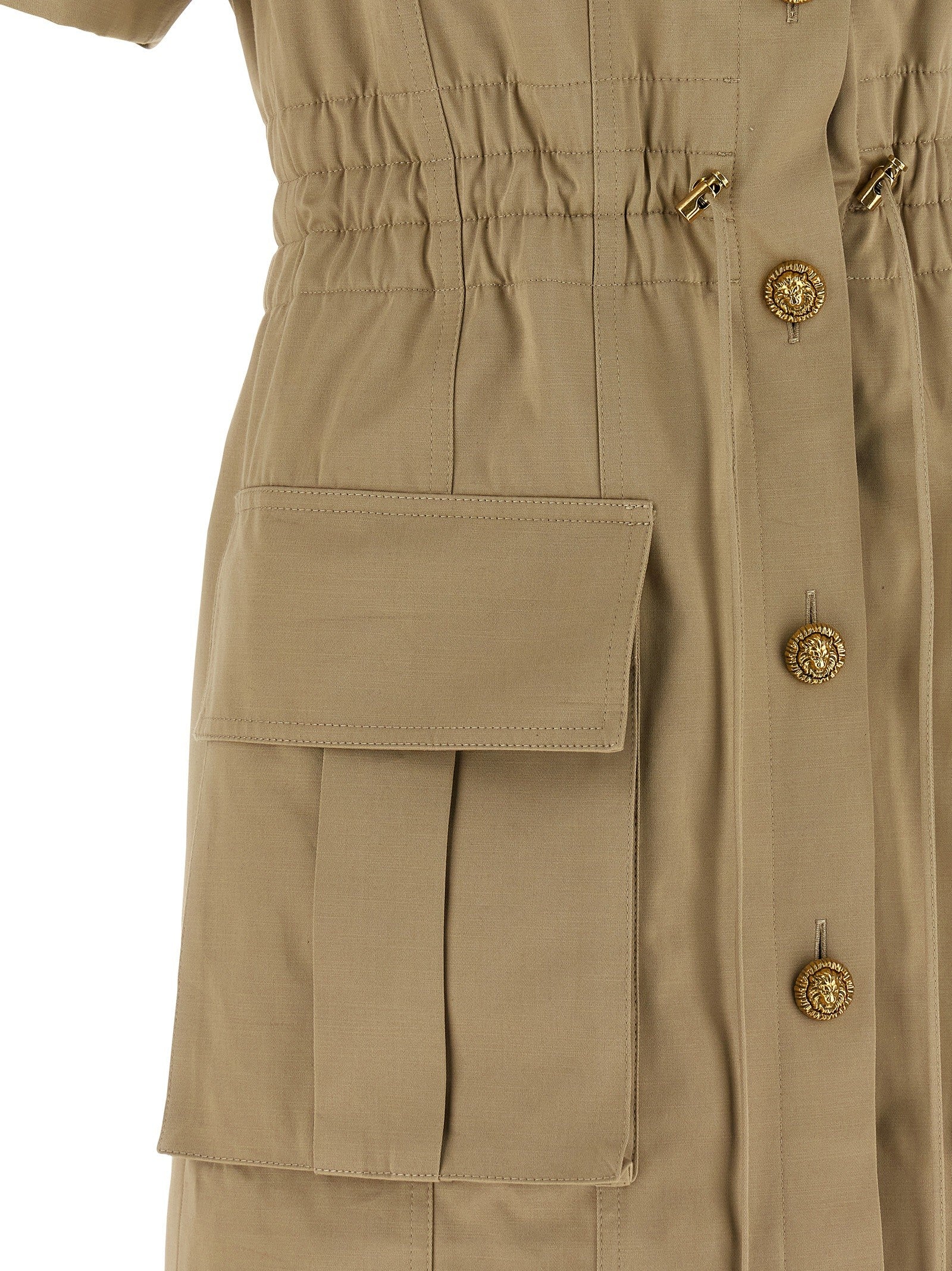 Balmain Saharan Dress Green