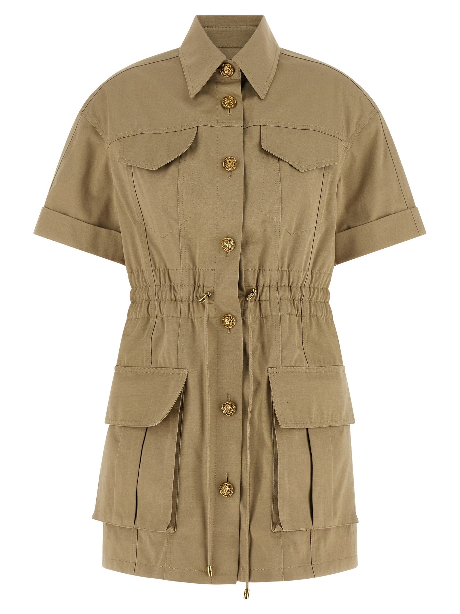 Balmain Saharan Dress Green