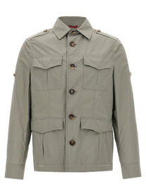 Brunello Cucinelli Saharan Jacket Green