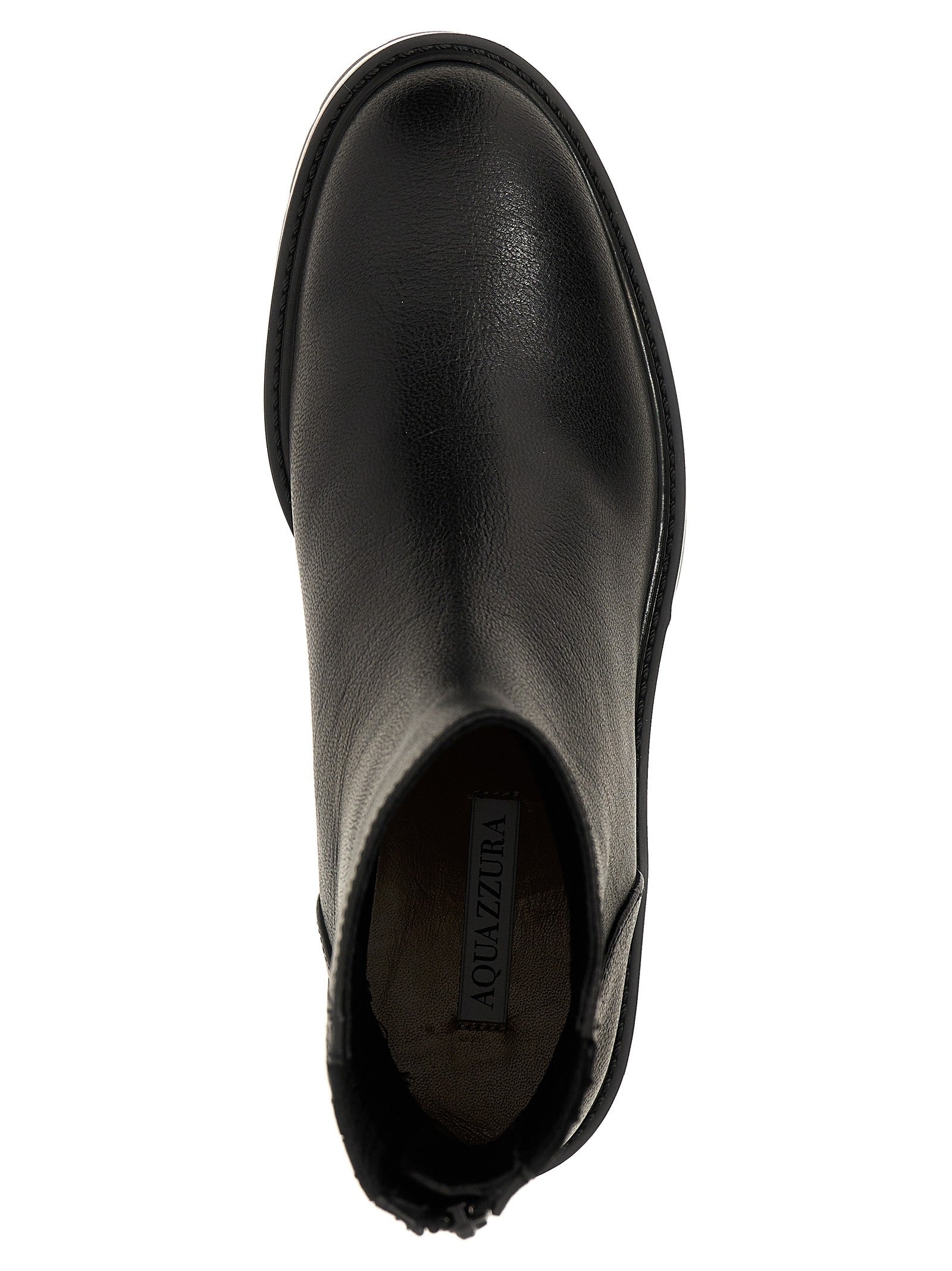 Aquazzura Saint Honore Ankle Boots Black