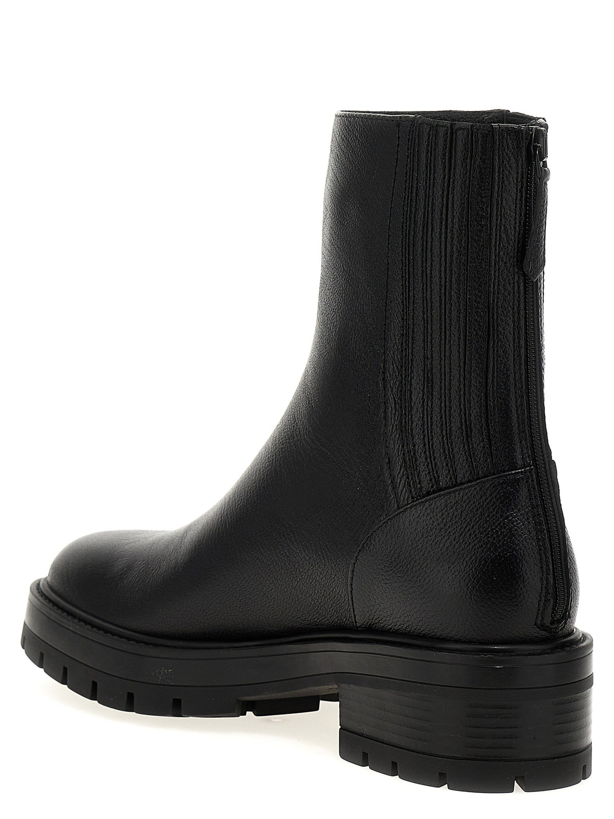 Aquazzura Saint Honore Ankle Boots Black