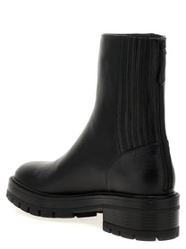 Aquazzura Saint Honore Ankle Boots Black