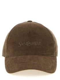 Saint Laurent Saint Laurent Cap Brown