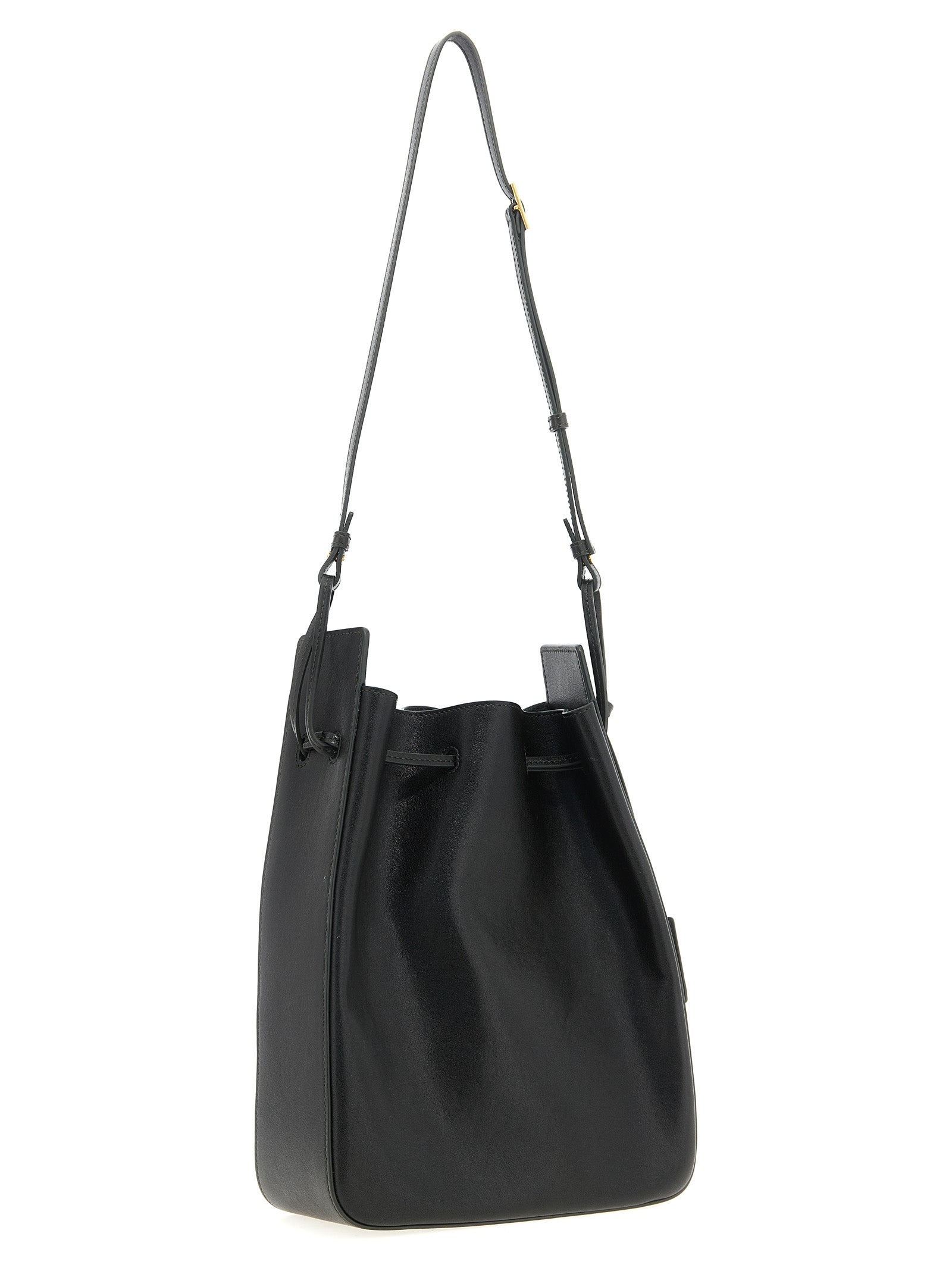 SAINT LAURENT - SAINT LAURENT - Large leather bucket bag - Women’s Bags